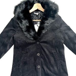 Emory Park Sweater with Faux Fur Collar